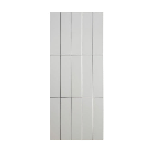 Urban Luxe Series White Glossy Flat  Ceramic Tile