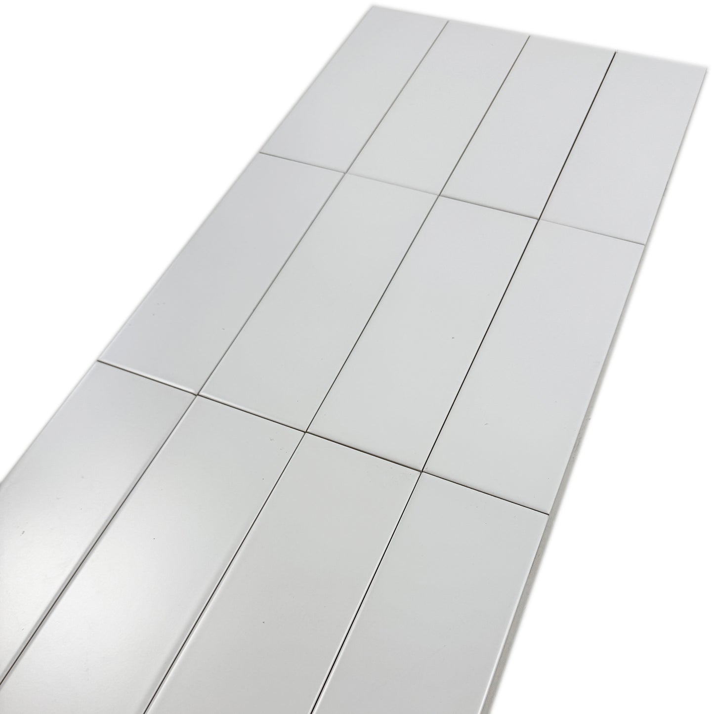 Urban Luxe Series White Matt Flat  Ceramic Tile