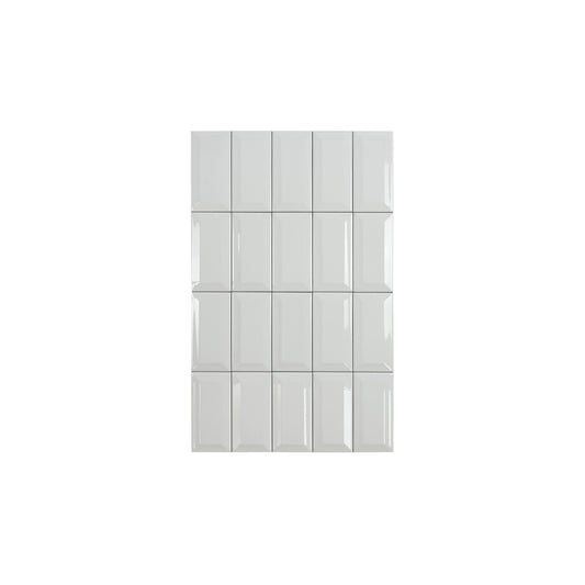 Urban Luxe Series White Matt Beveled Edge  Ceramic Tile