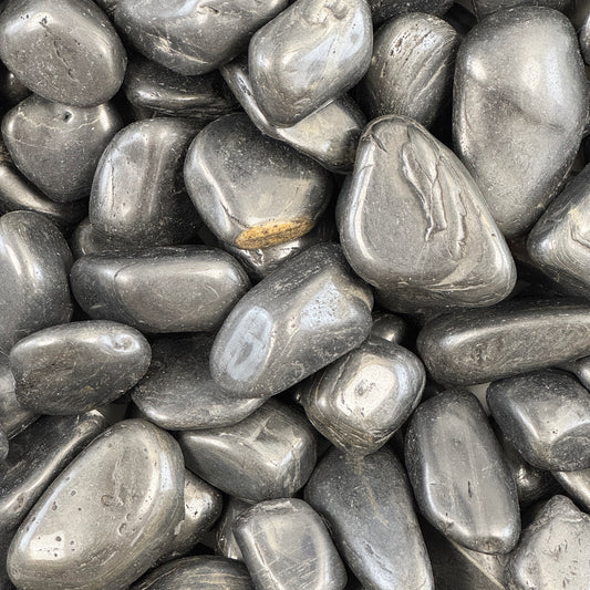 Eternal Stoneworks Black High Polished Pebble Stone