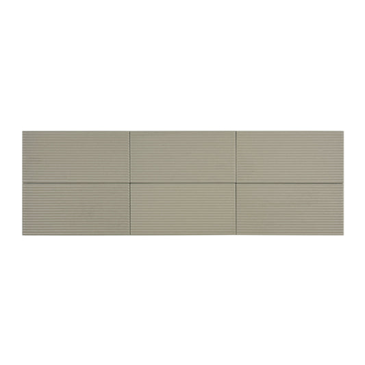 FINA Standard Pool Tile Series Grey Grooved Anti- Slip Porcelain Edage Tile