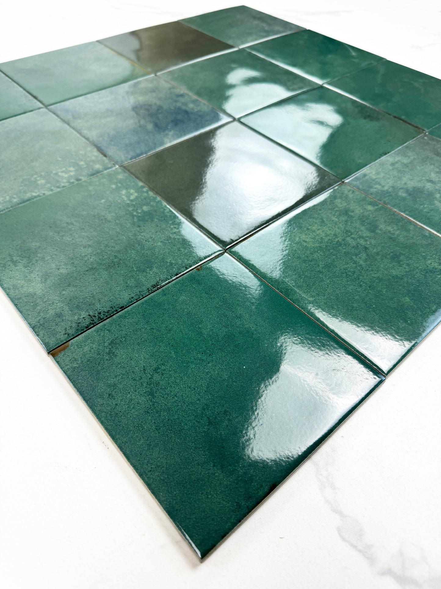 Artisan Essence Mixed Grey Glossy Porcelain Artisanal Tile