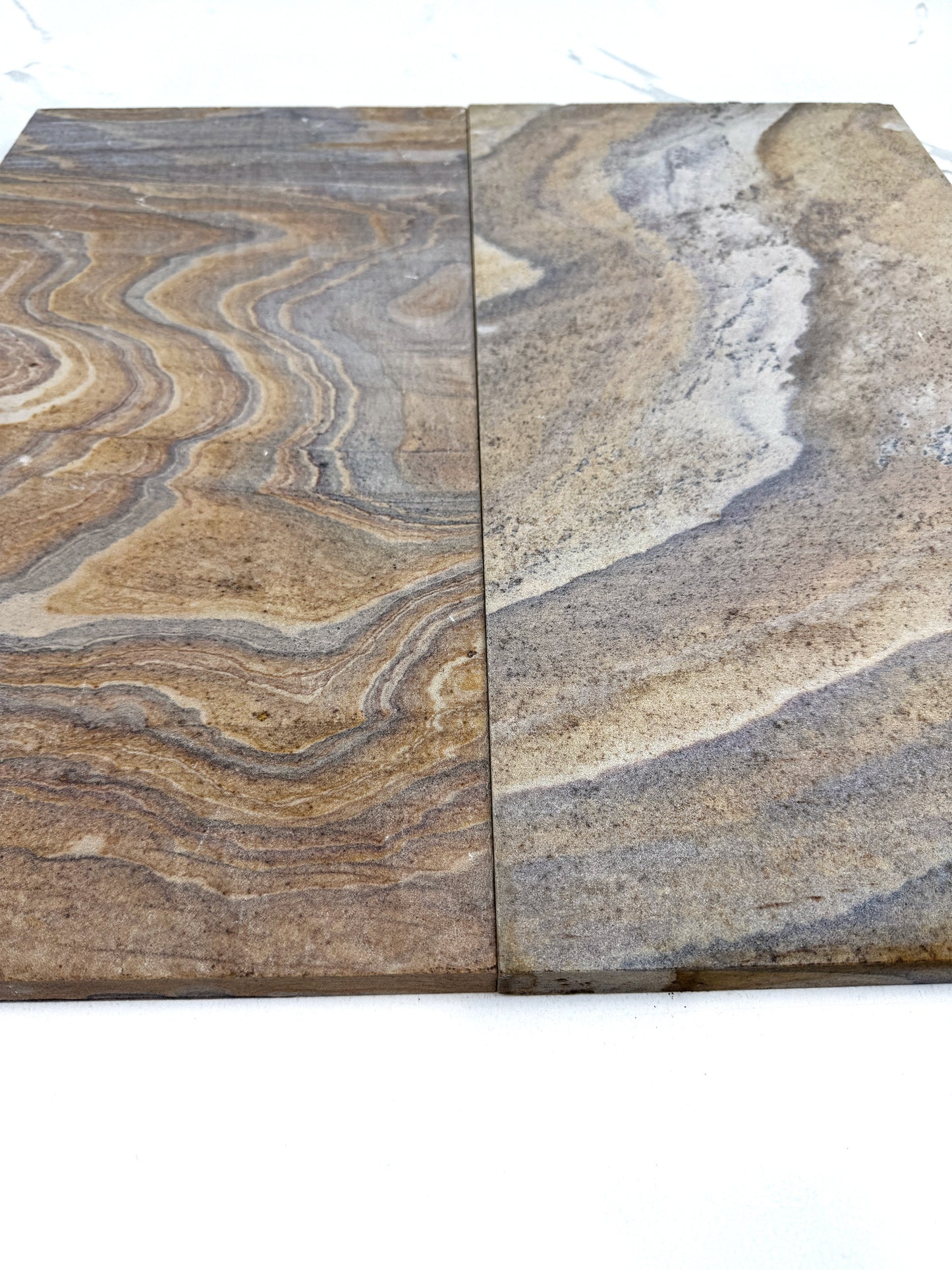Garden Stone Series Rainbow Honed Surface Sandstone Tile