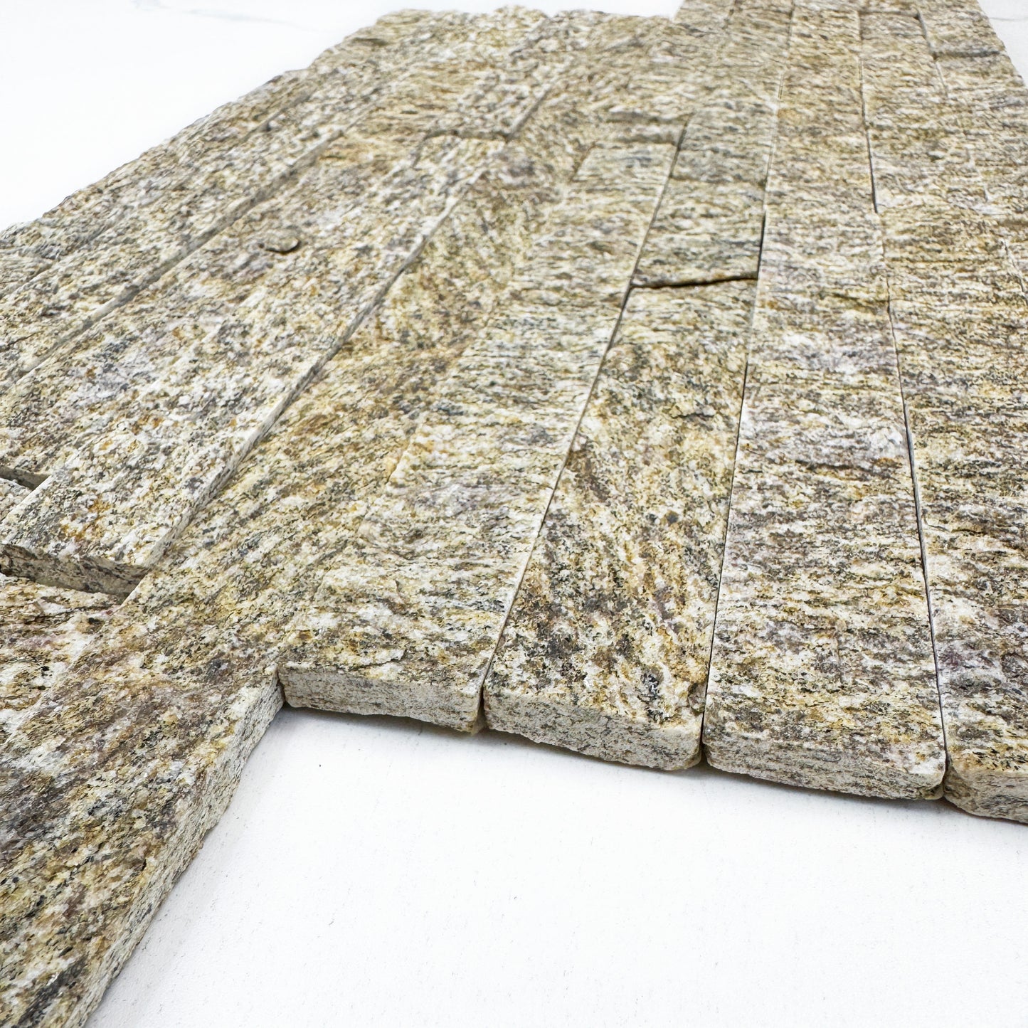 Starlit Quartz  Yellow Tiger Vein Split Quartz Wall Cladding