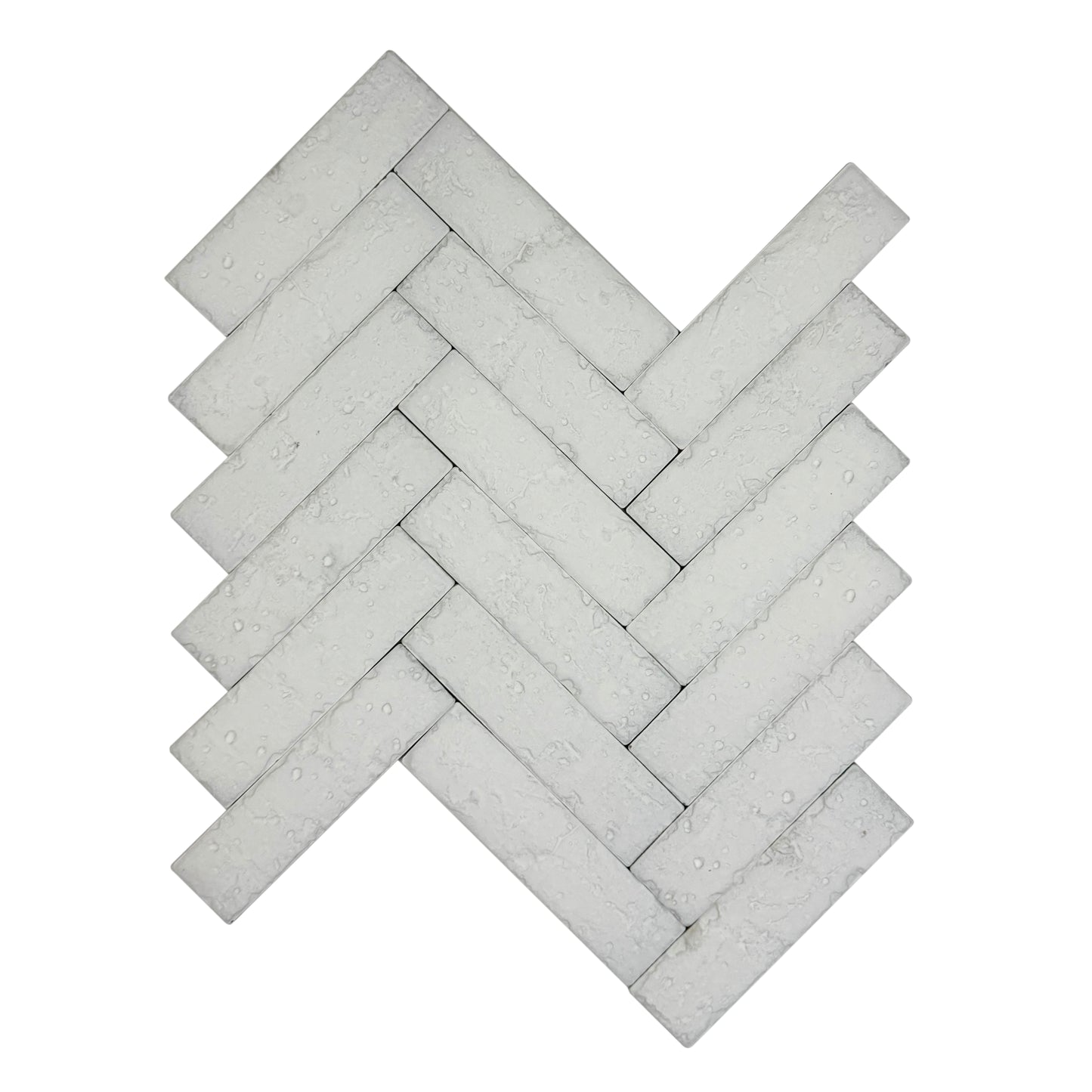 Florence Grace Pearl White Ceramic Artificial Tile