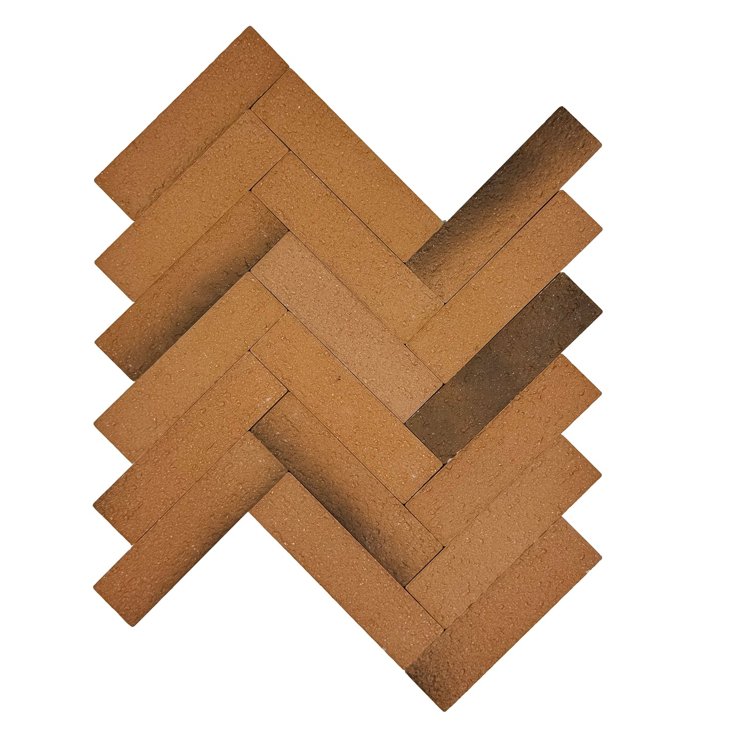 Florence Grace Tawny Brown Ceramic Artificial Tile