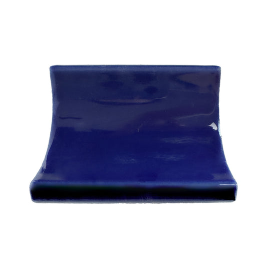 Luminous Corners Series  Dark Blue Plain Internal Corner Glazed Porcelain