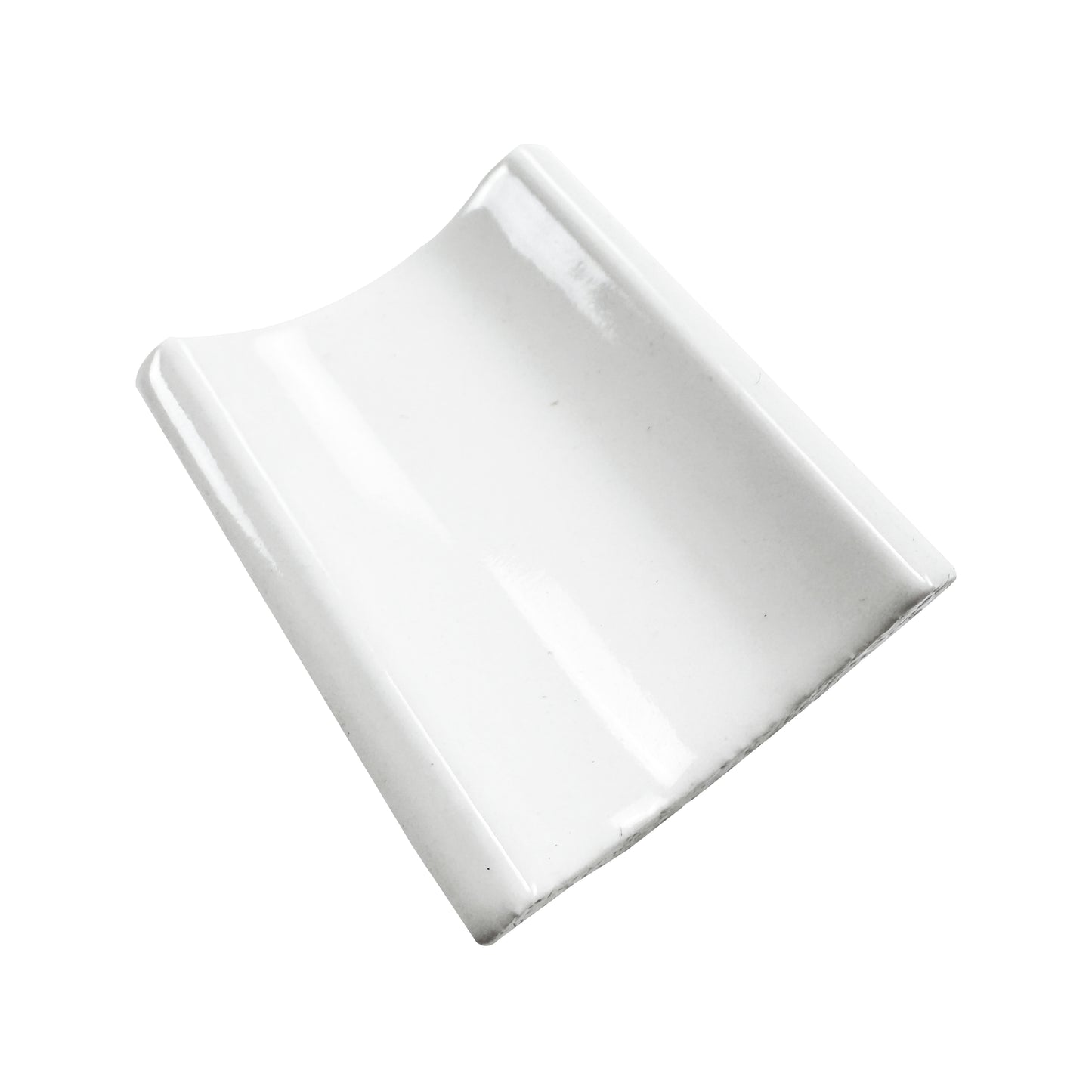 Luminous Corners Series  White Plain Internal Corner Glazed Porcelain