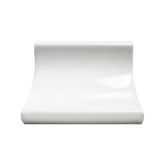 Luminous Corners Series  White Plain Internal Corner Glazed Porcelain