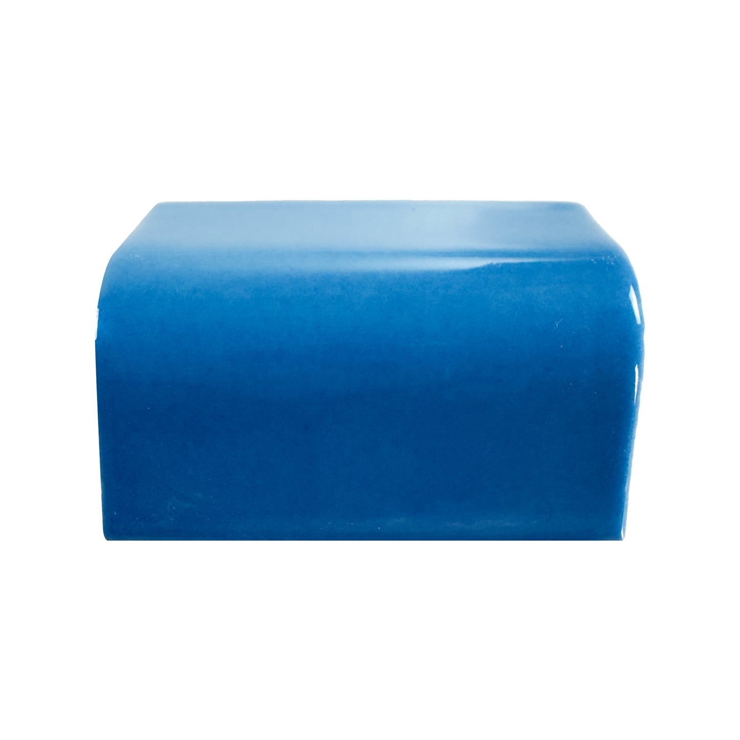 Luminous Corners Series  Light Blue Plain External Corner Glazed Porcelain