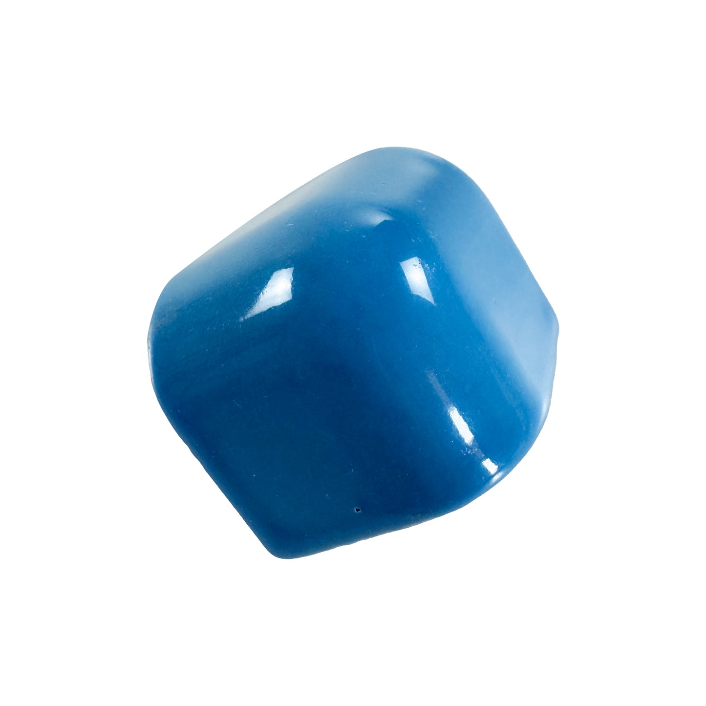 Luminous Corners Series  Light Blue Plain Small Three-Way External Corner Glazed Porcelain