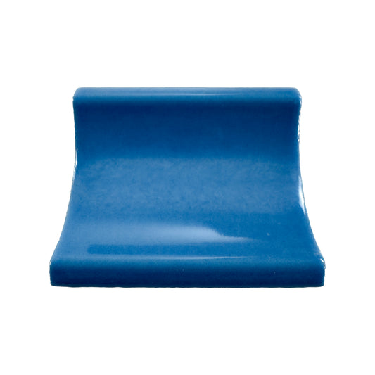 Luminous Corners Series  Light Blue Plain Internal Corner Glazed Porcelain