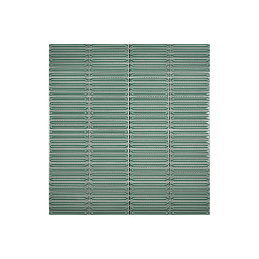 Sicilian Luxury Series Tiffany Blue Elongated  Beveled Rectangular Shape Glossy Porcelain Mosaic