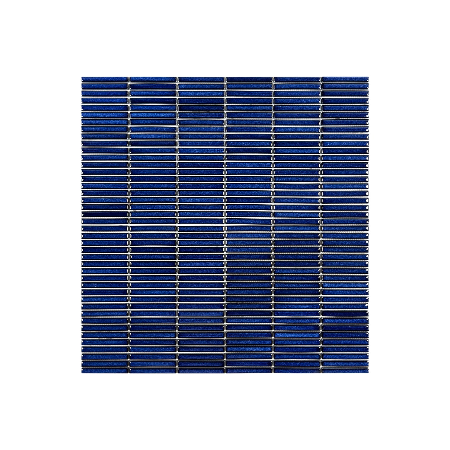 Aurora Strips Series Indigo Blue Long Strip Glossy Glazed Porcelain Mosaic