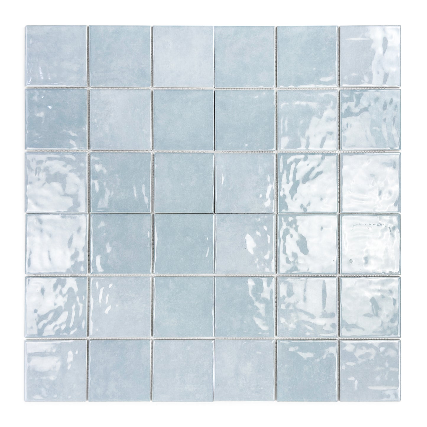 Burano Series Sky Grey Natural Gradient Porcelain Mosaic