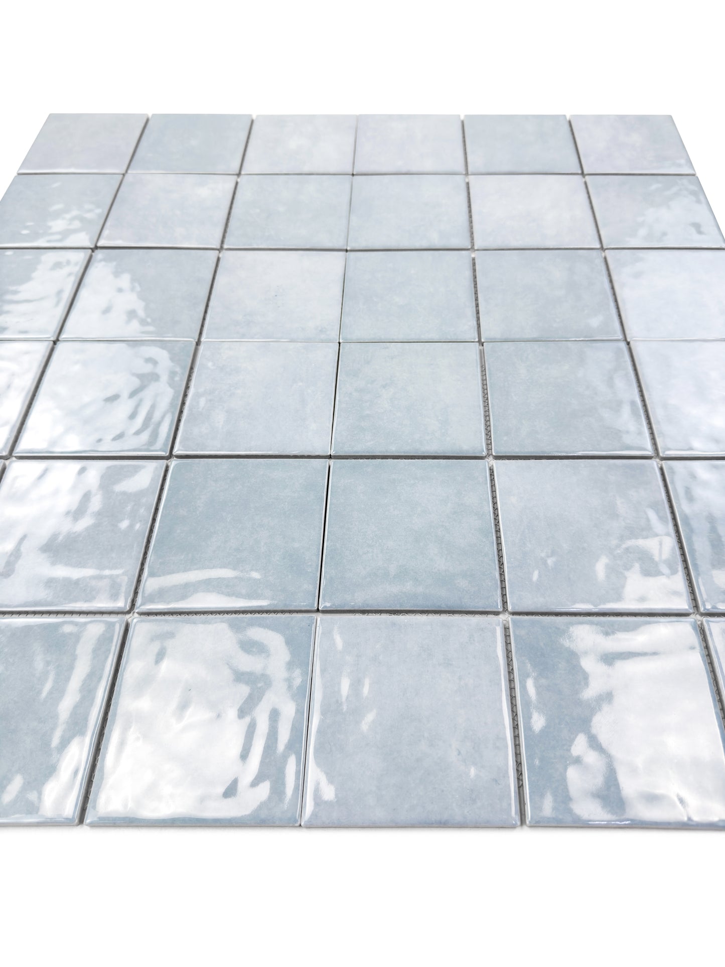 Burano Series Sky Grey Natural Gradient Porcelain Mosaic