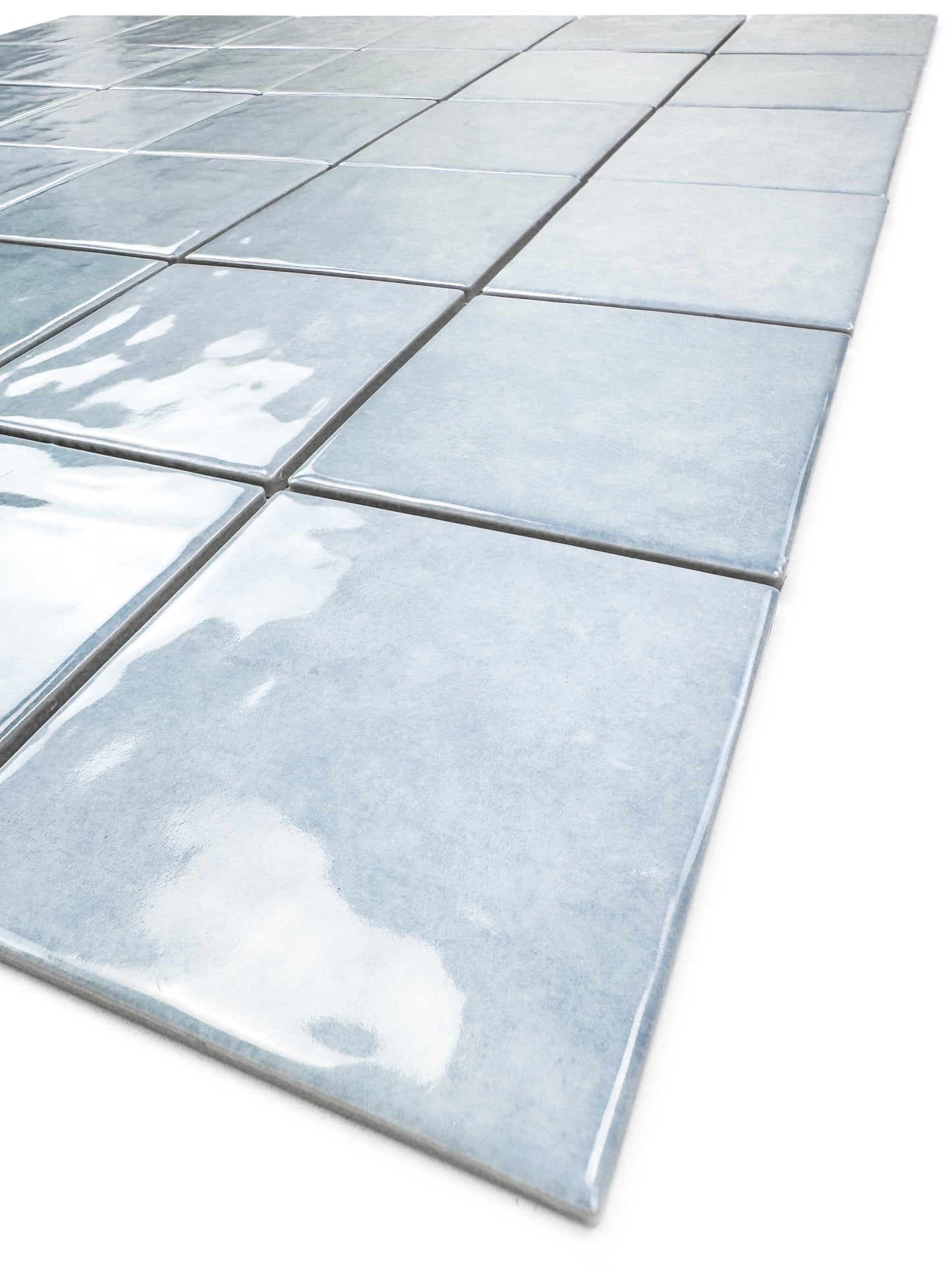 Burano Series Sky Grey Natural Gradient Porcelain Mosaic