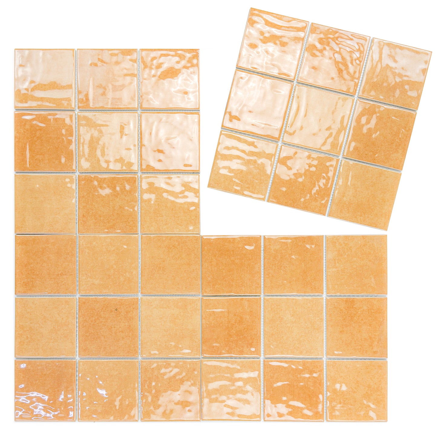 Burano Series Light Brown Natural Gradient Porcelain Mosaic