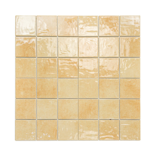 Burano Series Boutique Beige Natural Gradient Porcelain Mosaic