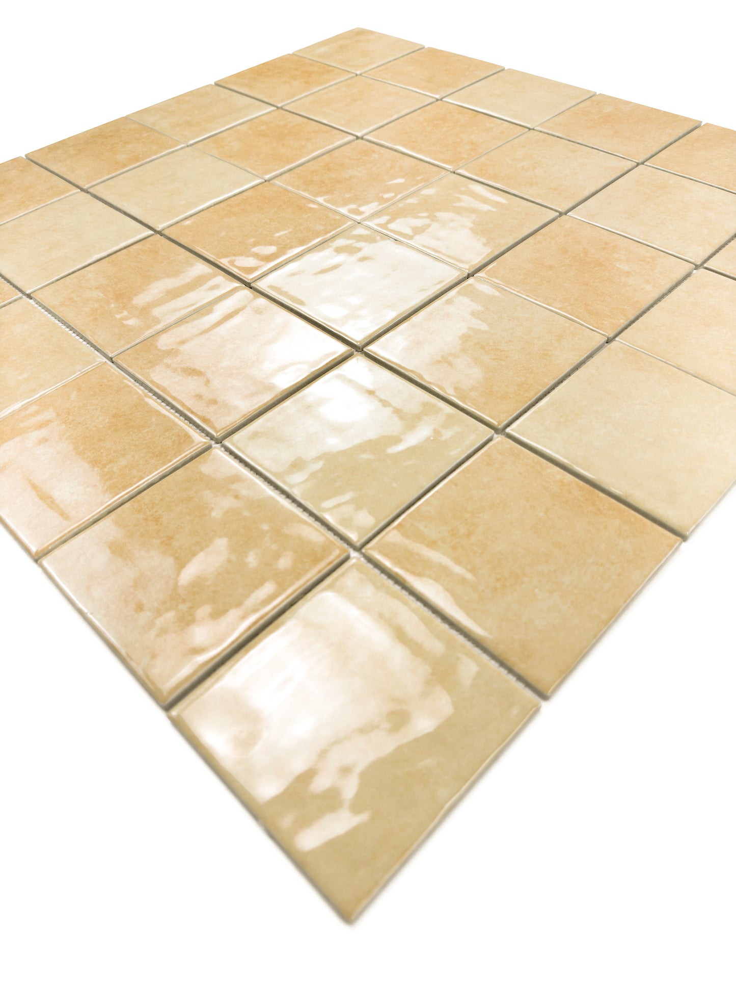 Burano Series Boutique Beige Natural Gradient Porcelain Mosaic