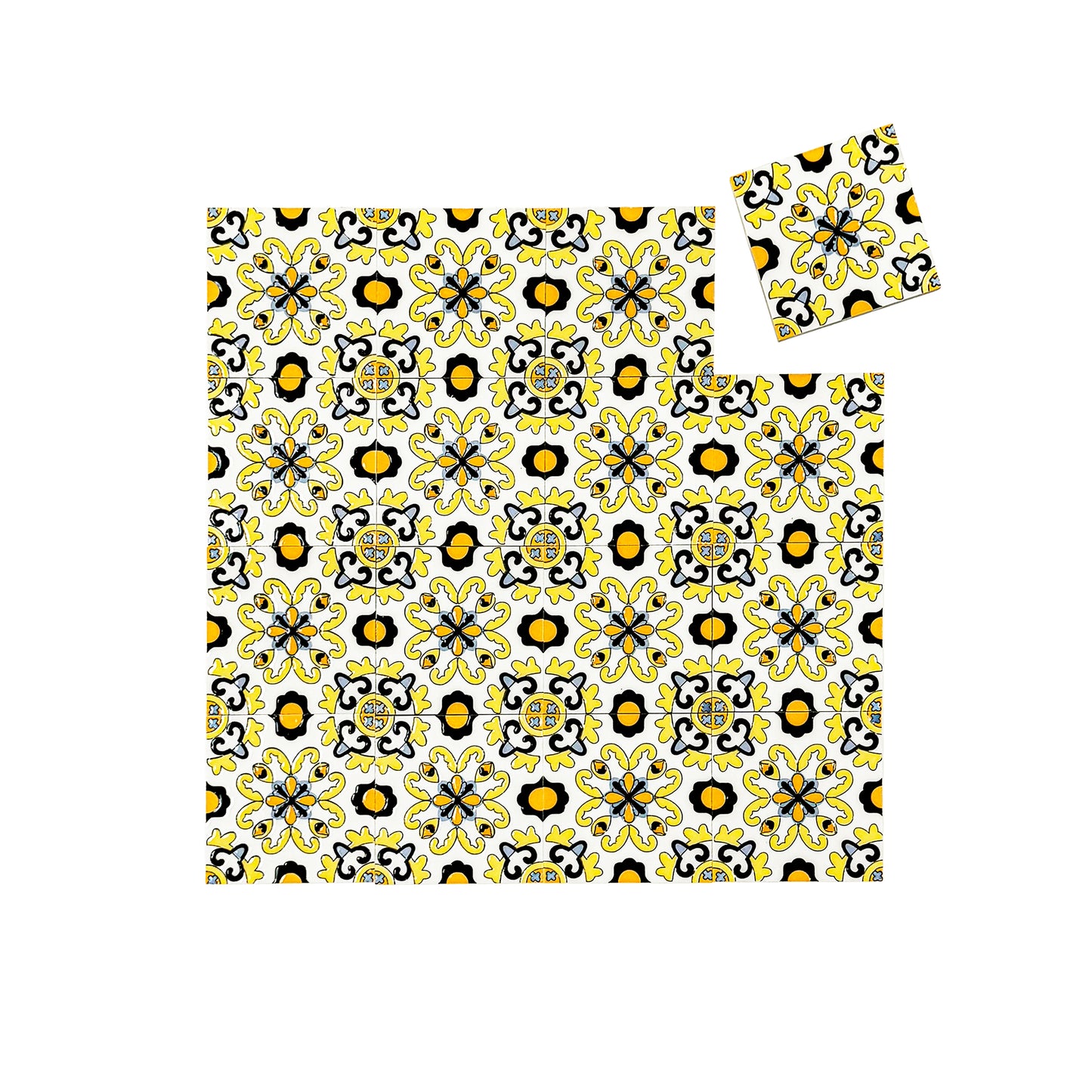 Desert Jewel  Moroccan Style Glossy Ceramic Tile  Pattern 01