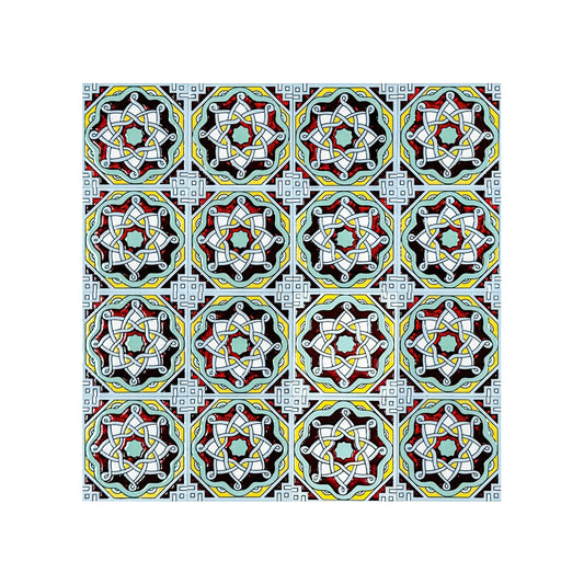 Desert Jewel  Moroccan Style Glossy Ceramic Tile  Pattern 04
