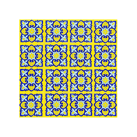 Desert Jewel  Moroccan Style Glossy Ceramic Tile  Pattern 06