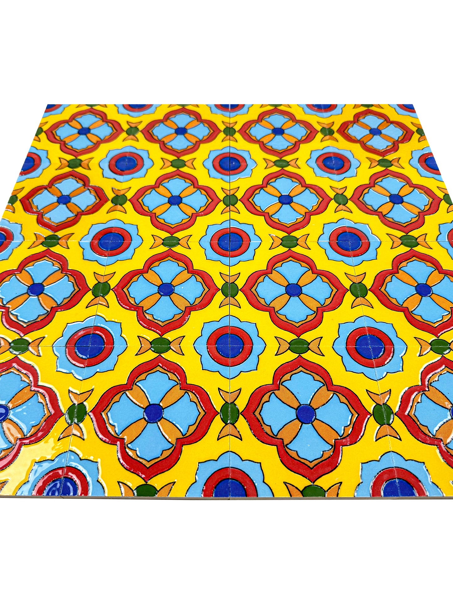 Desert Jewel  Moroccan Style Glossy Ceramic Tile  Pattern 07
