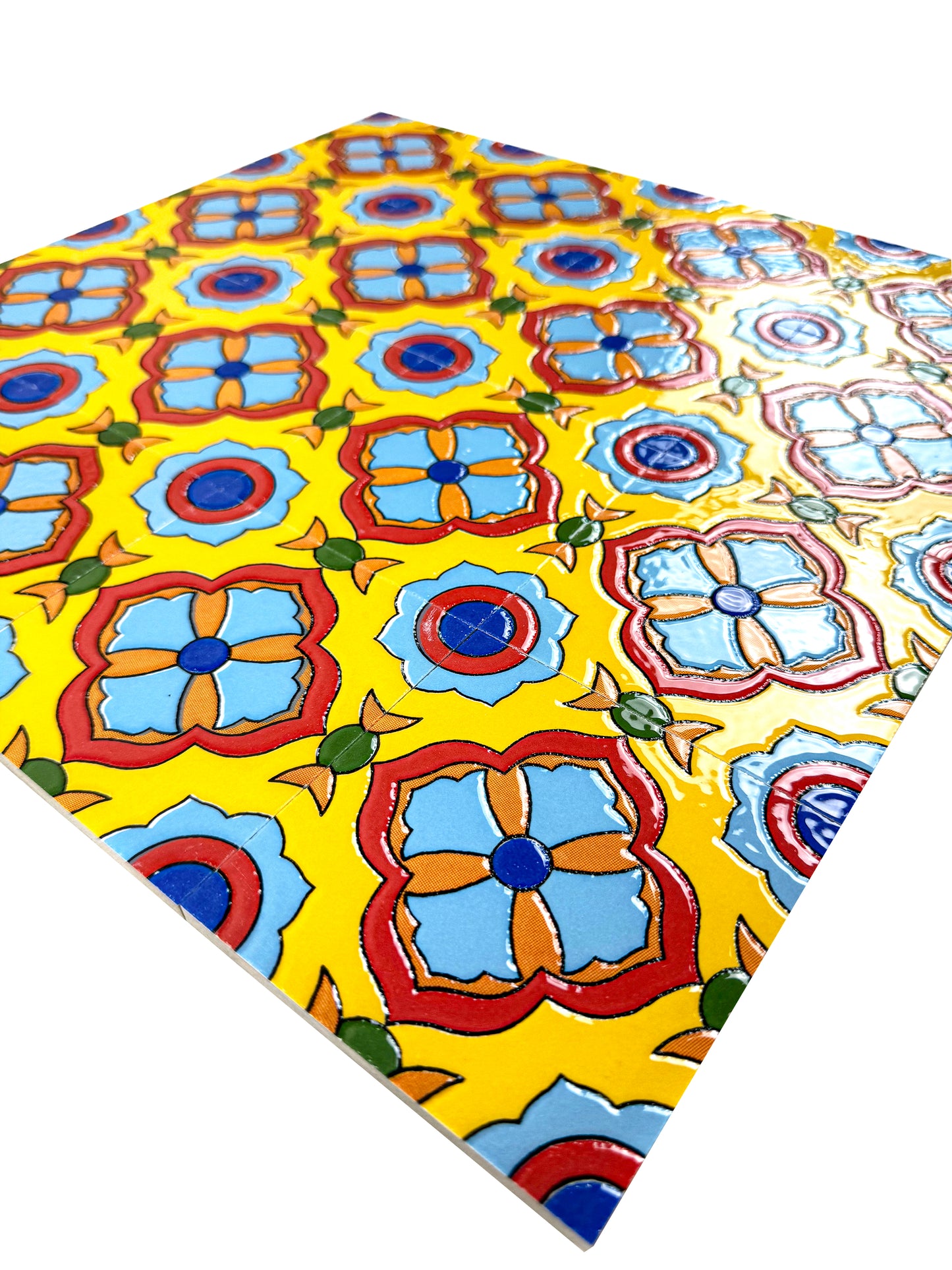 Desert Jewel  Moroccan Style Glossy Ceramic Tile  Pattern 07