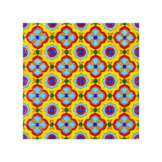 Desert Jewel  Moroccan Style Glossy Ceramic Tile  Pattern 07
