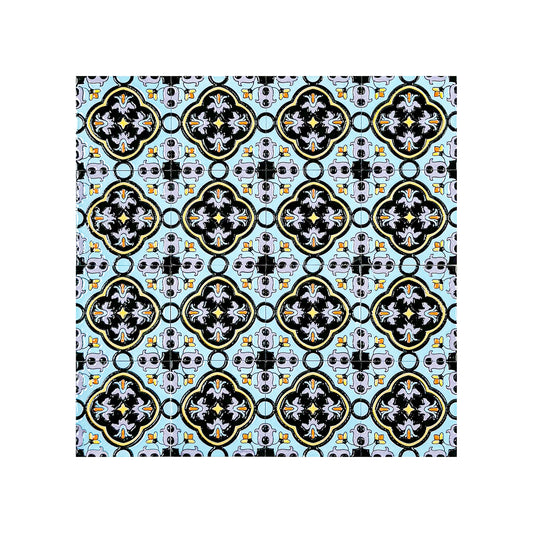 Desert Jewel  Moroccan Style Glossy Ceramic Tile  Pattern 09