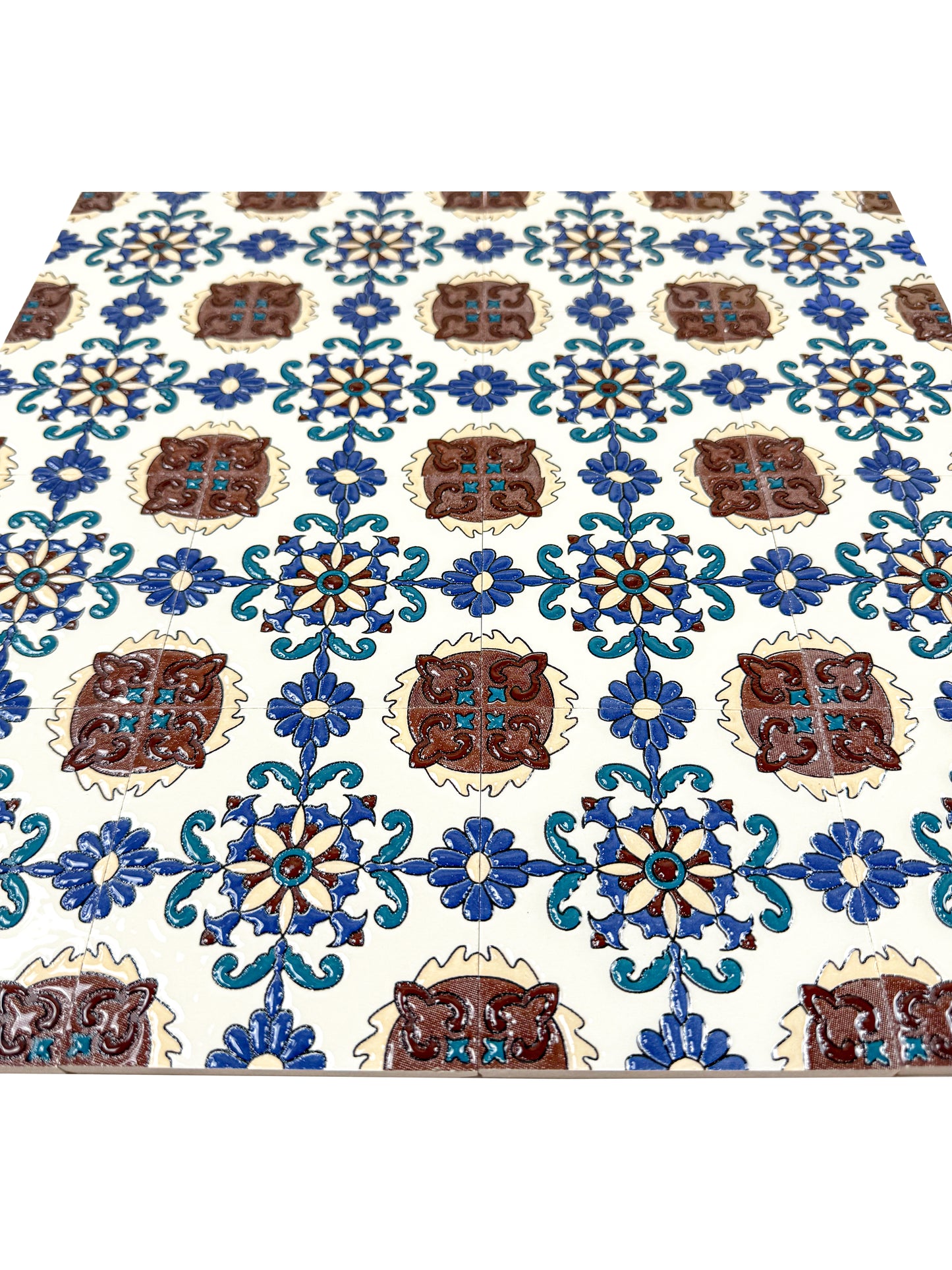 डेजर्ट ज्वेल मोरक्कन स्टाइल ग्लॉसी सिरेमिक टाइल पैटर्न 10