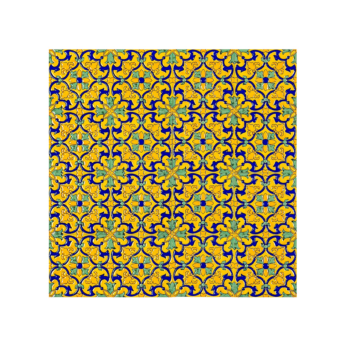 Desert Jewel  Moroccan Style Glossy Ceramic Tile  Pattern 12