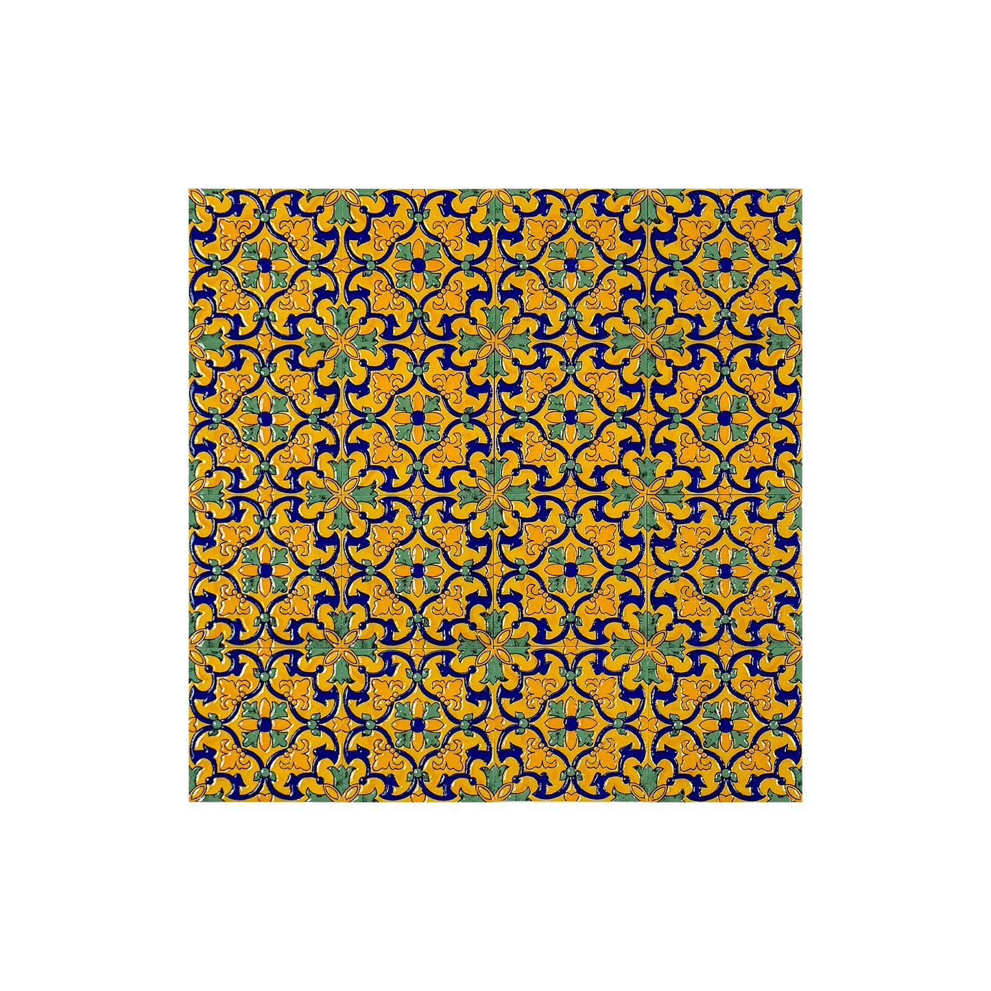 Desert Jewel  Moroccan Style Glossy Ceramic Tile  Pattern 12