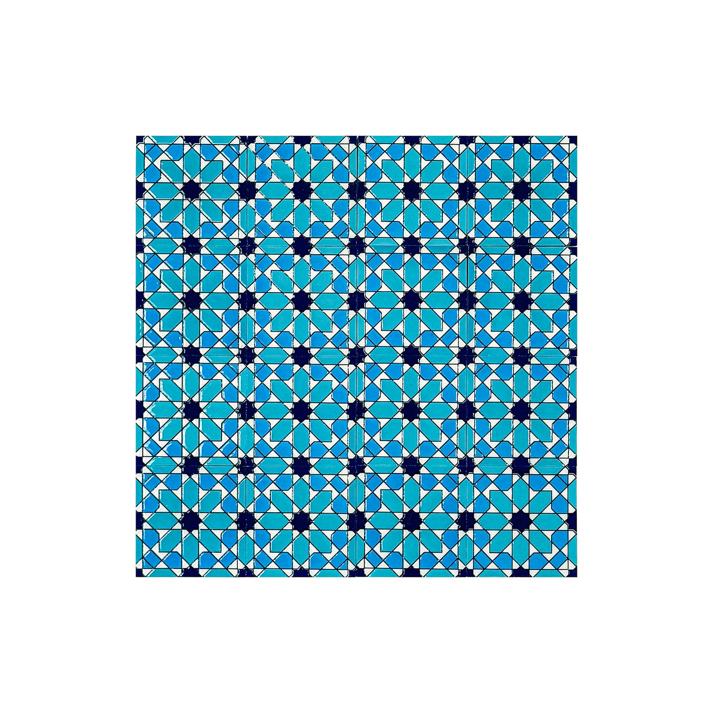 Desert Jewel  Moroccan Style Glossy Ceramic Tile  Pattern 16