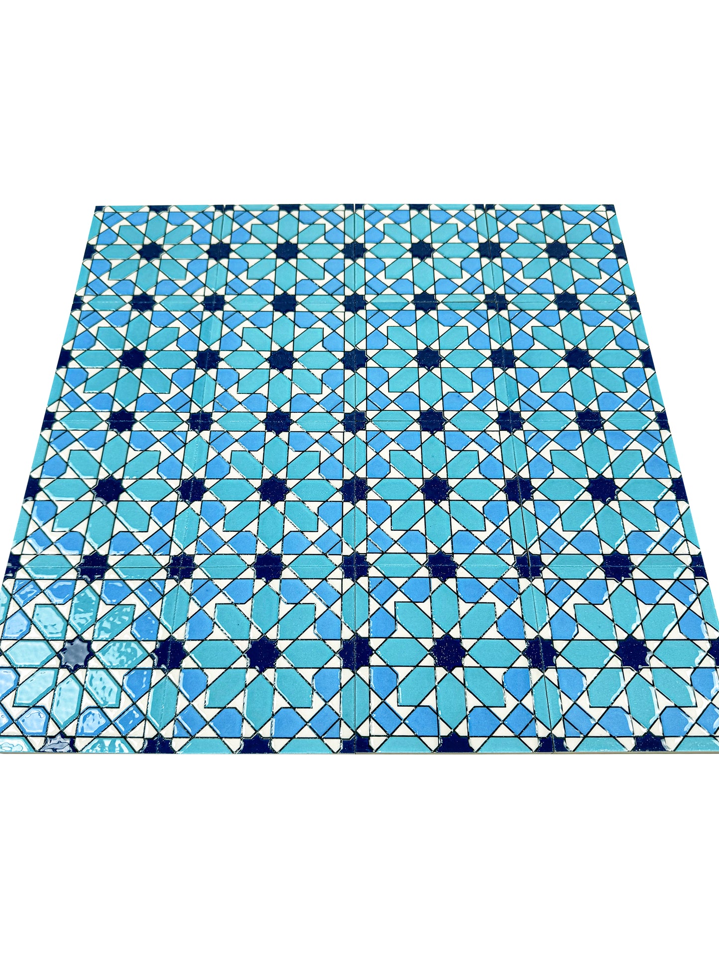 Desert Jewel  Moroccan Style Glossy Ceramic Tile  Pattern 16