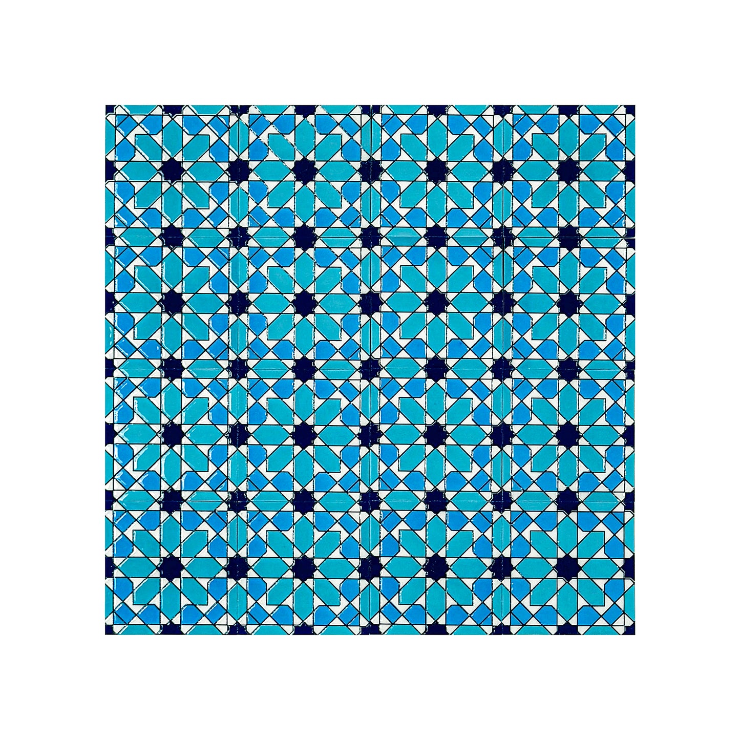 Desert Jewel  Moroccan Style Glossy Ceramic Tile  Pattern 16