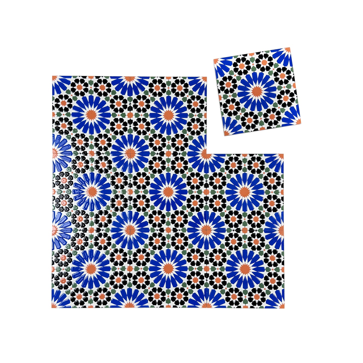 Royal Souk  Moroccan Style Glossy Ceramic Tile  Pattern 201