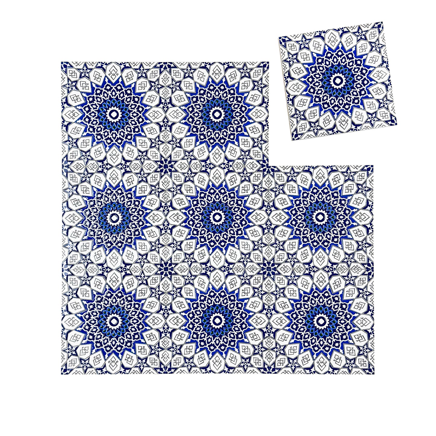 Royal Souk  Moroccan Style Glossy Ceramic Tile  Pattern 208