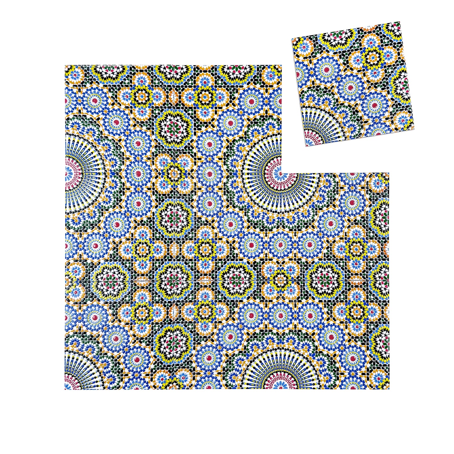 Royal Souk  Moroccan Style Glossy Ceramic Tile  Pattern 202