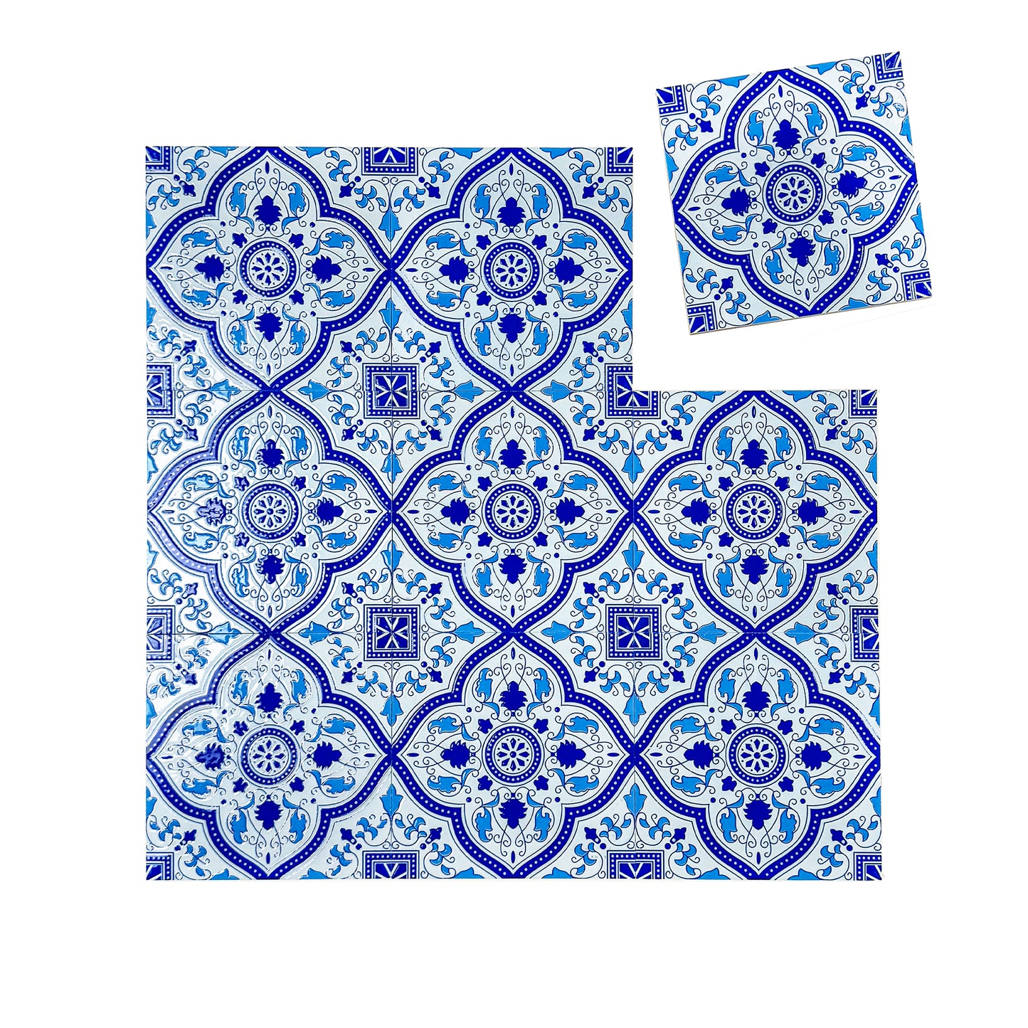 Royal Souk  Moroccan Style Glossy Ceramic Tile  Pattern 804