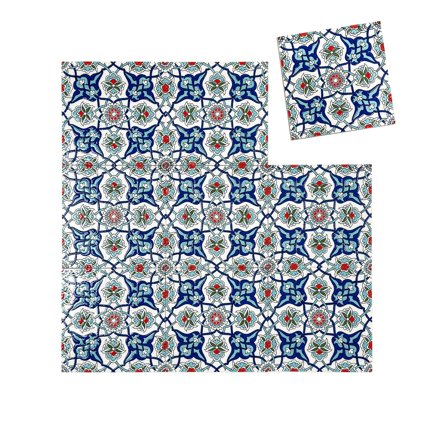Royal Souk  Moroccan Style Glossy Ceramic Tile  Pattern 811