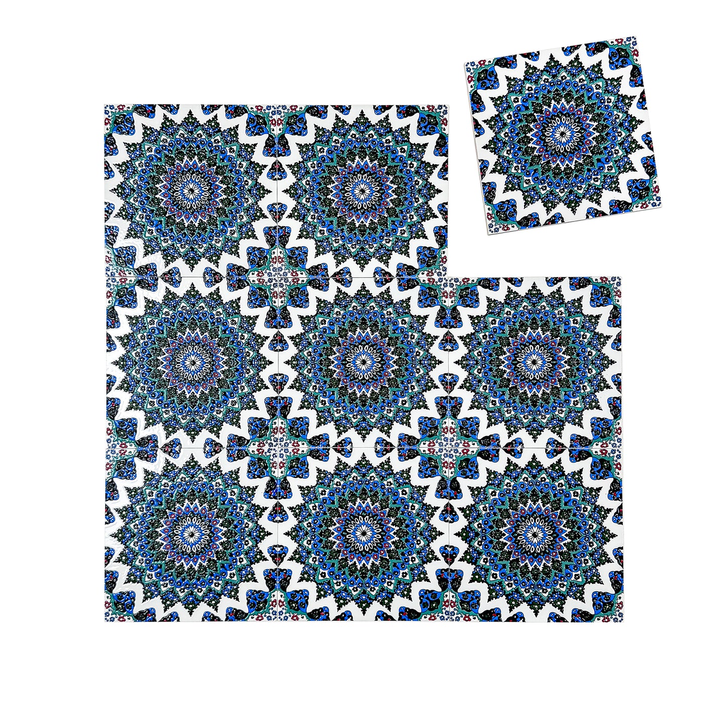 Royal Souk  Moroccan Style Glossy Ceramic Tile  Pattern 802
