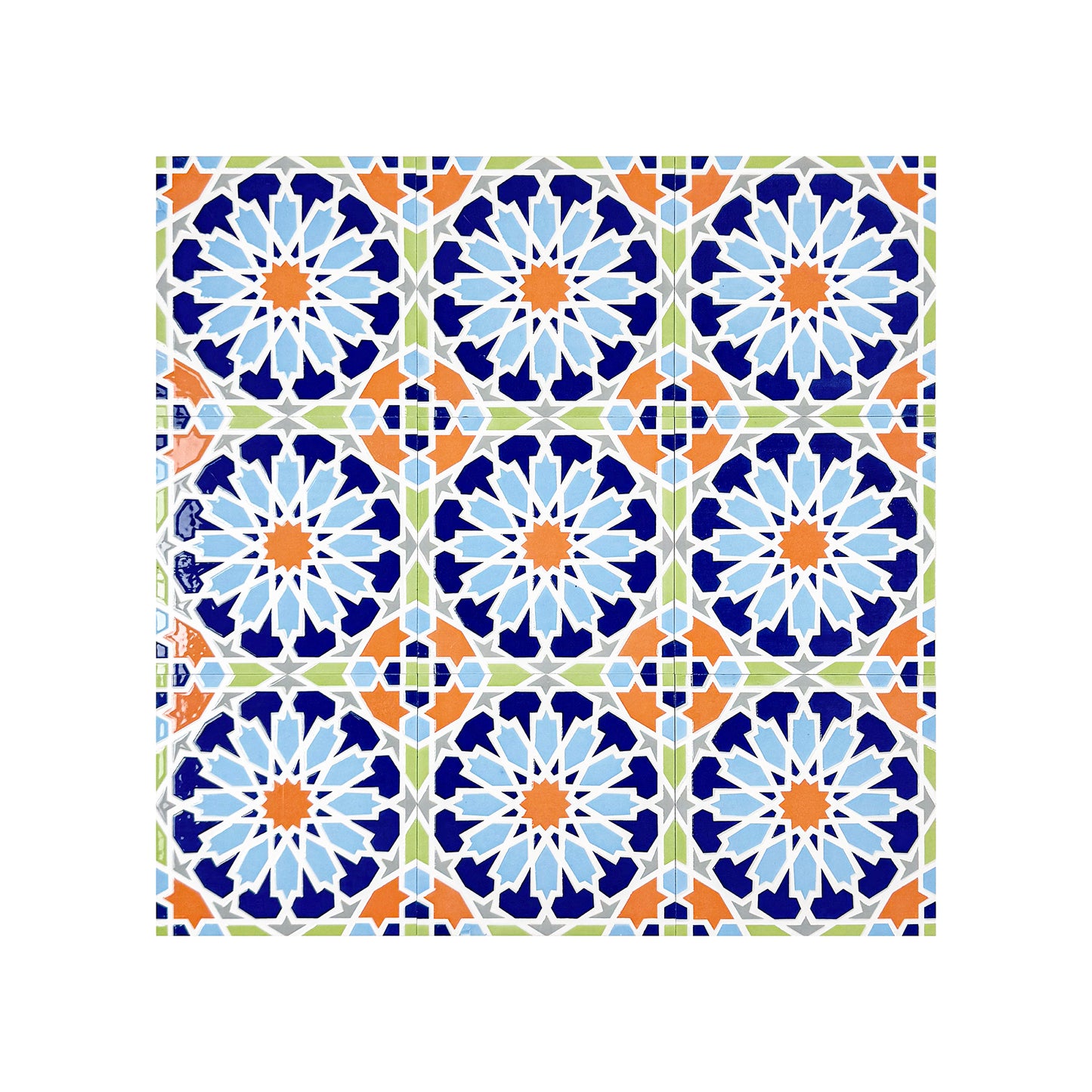 Royal Souk  Moroccan Style Glossy Ceramic Tile  Pattern 203