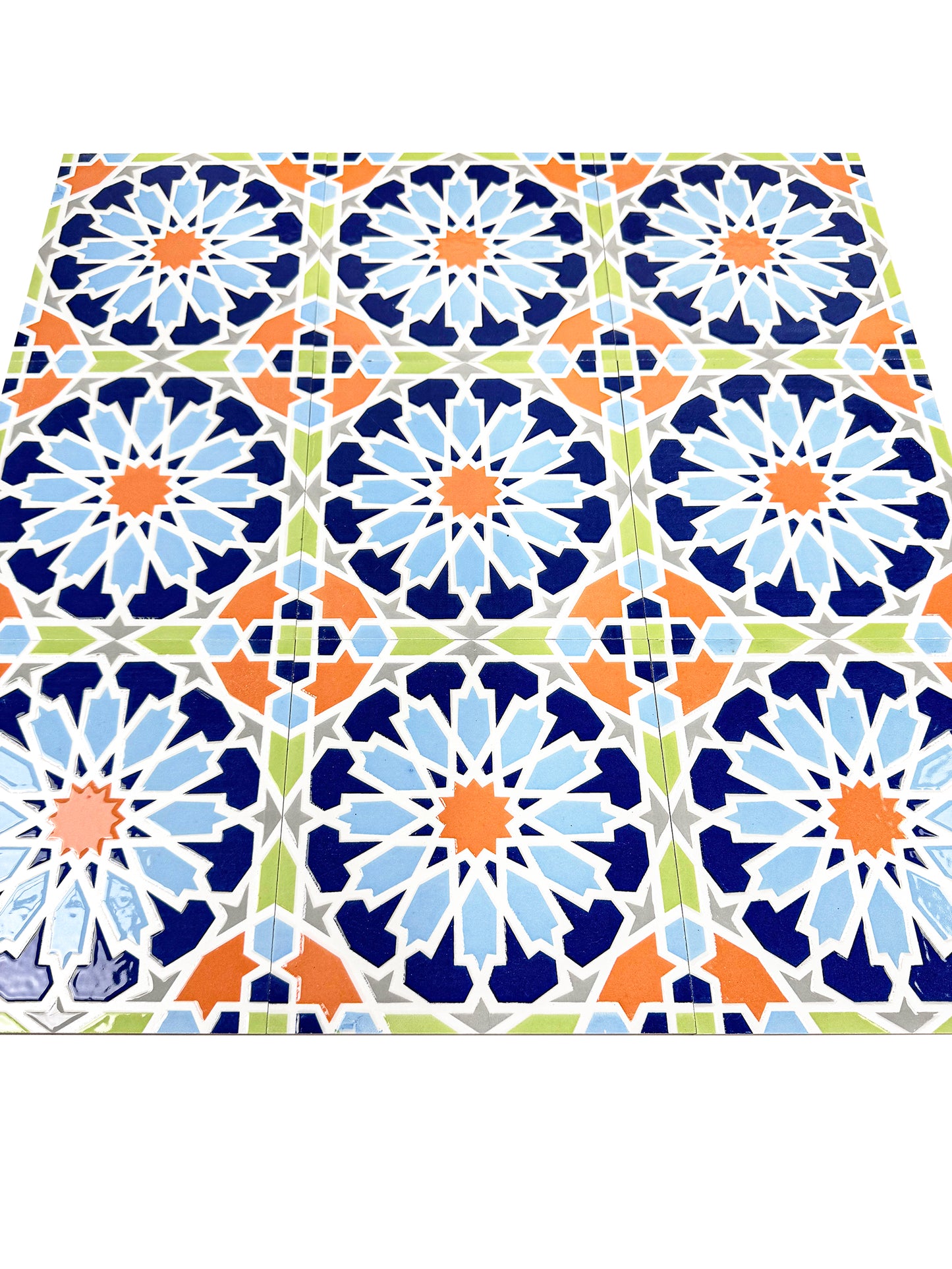 Royal Souk  Moroccan Style Glossy Ceramic Tile  Pattern 203
