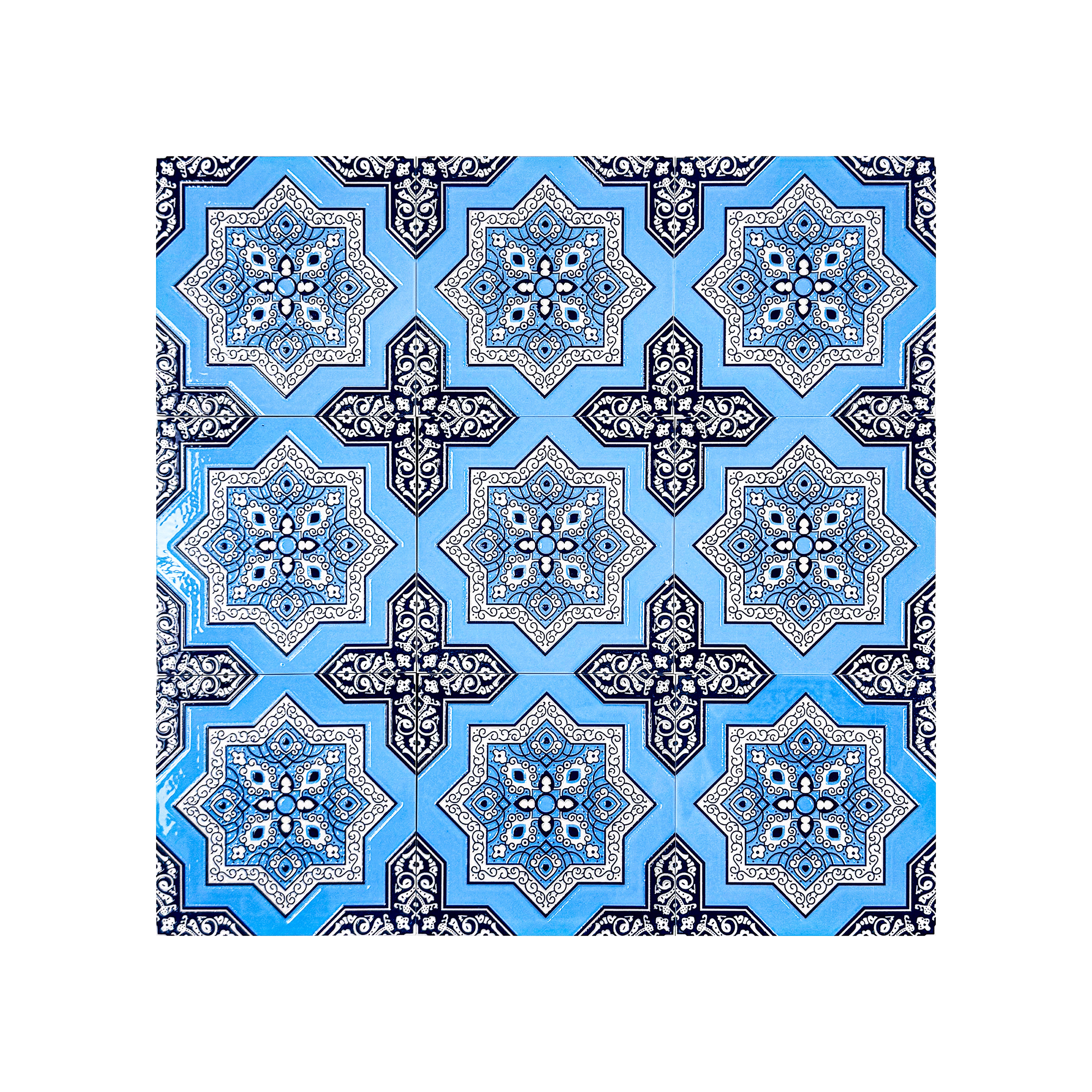 Souk Pattern Style Royal Souk Moroccan Style Glossy Ceramic Tile Pattern 204 – MOSYCLE