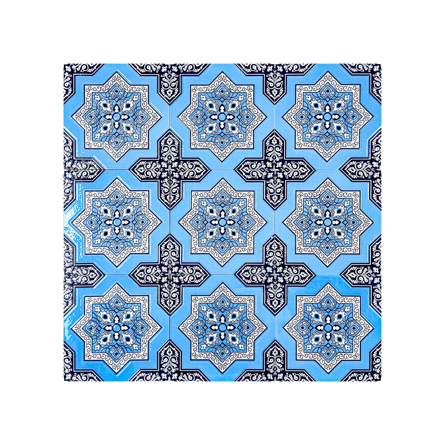 Royal Souk  Moroccan Style Glossy Ceramic Tile  Pattern 204