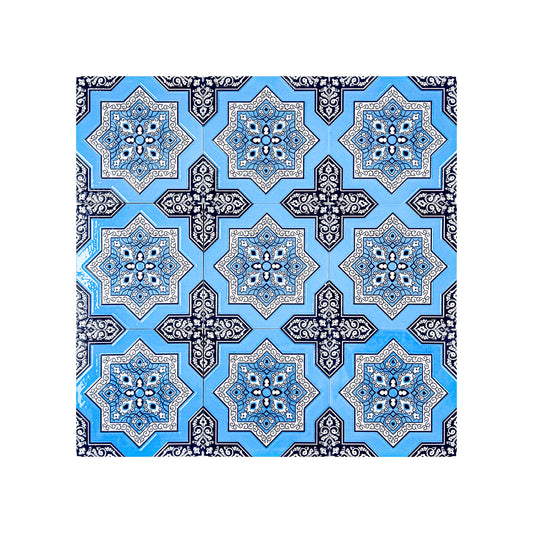 Royal Souk  Moroccan Style Glossy Ceramic Tile  Pattern 204