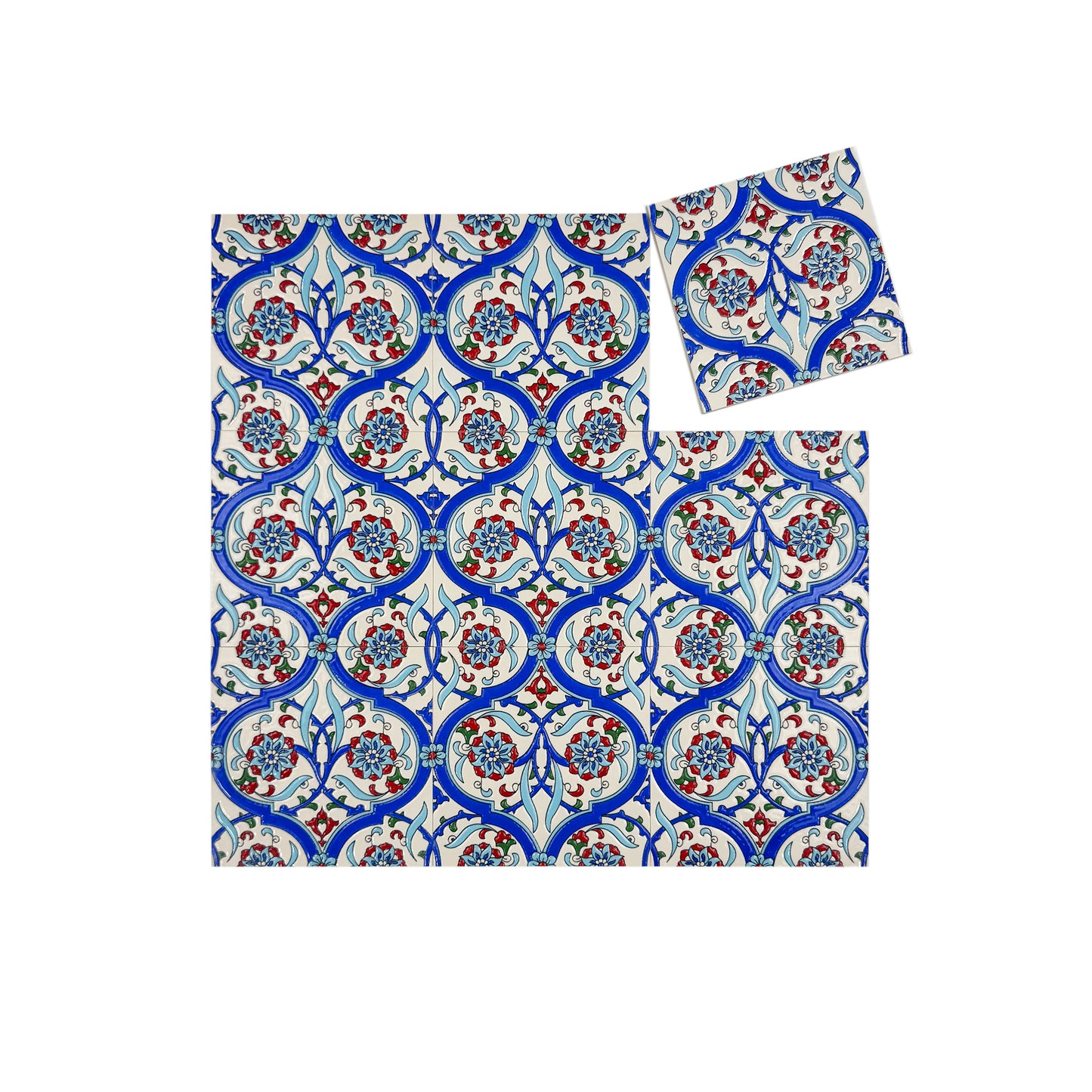 Royal Souk Series Moroccan Style Glossy Ceramic Tile  Pattern 801