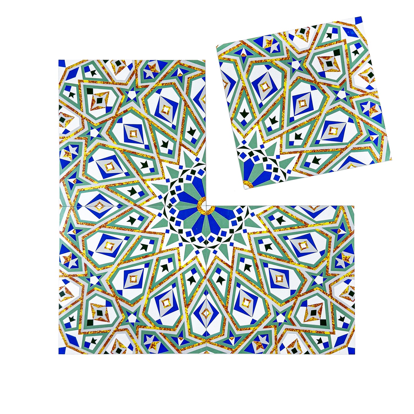 Sahara Splendor  Moroccan Style  Matte Ceramic Tile  Pattern 304